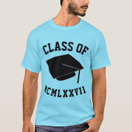 Camisa personalizable de la promoción de MCMLXXVII