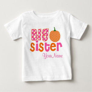 Camisa personalizada calabaza de la hermana grande