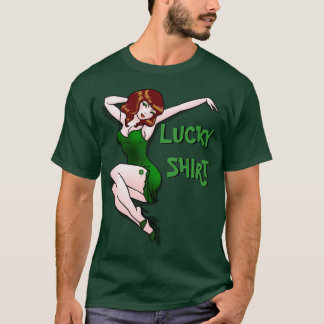 Camisa personalizada camisa modela afortunada del