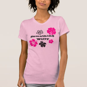 Camisa personalizada con flores hawaianas rosa cal