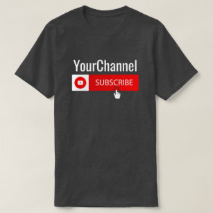 Camisa Personalizada Con Su Nombre De Canal Youtub