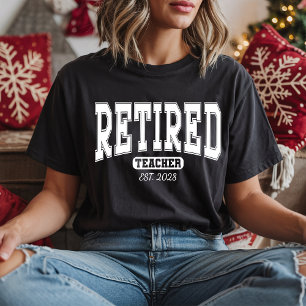 Camisa Personalizada de Jubilación para Maestros, 