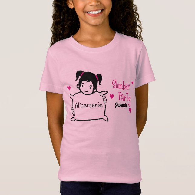 Camisa personalizada de la fiesta de pijamas (Anverso)