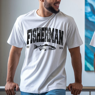 Camisa Personalizada de Pescador, Regalo de Pesca 