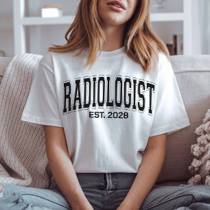 Camisa personalizada de radióloga para mujeres, ca