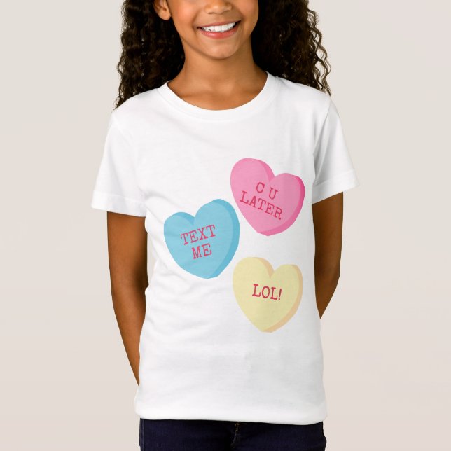 Camisa personalizada del día de San Valentín del (Anverso)