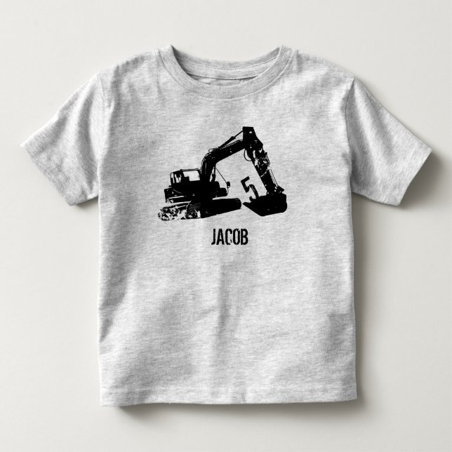 Camisa personalizada del excavador (Anverso)