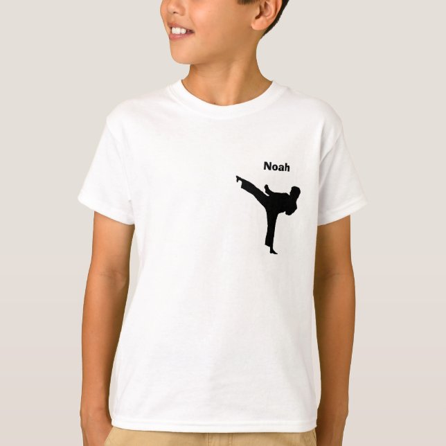 Camisa personalizada del karate (Anverso)