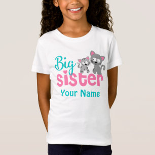 Camisa personalizada gato del gatito de la hermana