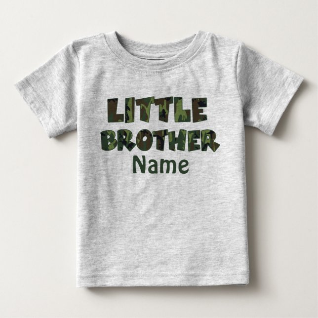 Camisa personalizada Little Brother Camo (Anverso)