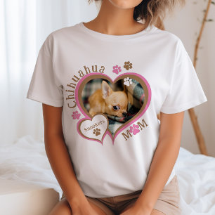 Camisa Personalizada Mamá Chihuahua con Foto