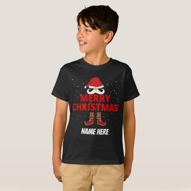 CAMISA PERSONALIZADA NAVIDAD FELIZ (Anverso completo)