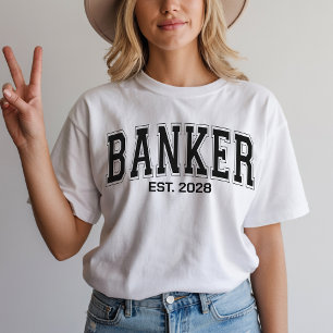 Camisa Personalizada para Banquero, Regalo de Fina