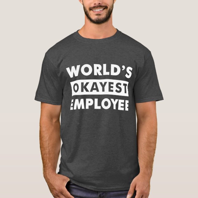 Camisa personalizada para los empleados más Okayes (Anverso)