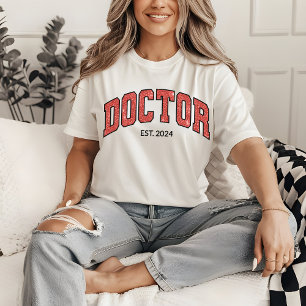 Camisa personalizada para médico, regalo de gradua