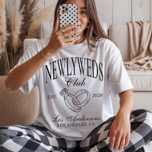 Camisa personalizada para novia y novio, camiseta 