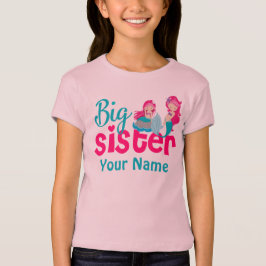 Camisa personalizada sirena de la hermana grande