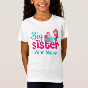 Camisa personalizada sirena de la hermana grande