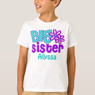 Camisa personalizada trullo púrpura de la hermana