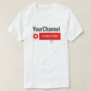 Camisa personalizado Con Su Nombre De Canal Youtub