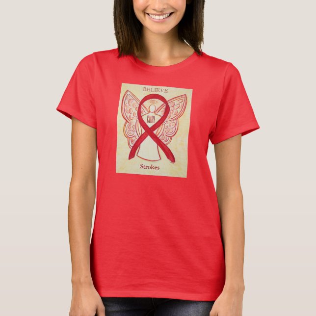 Camisa Personalizado de la cinta roja de sensibili (Anverso)