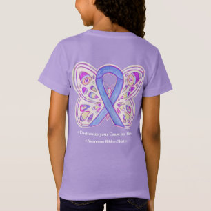 Camisa Personalizado de mariposa de la cinta de se