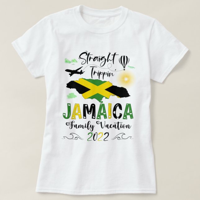 Camisa Personalizado directa de Trippin Jamaica (Diseño del anverso)