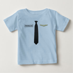 Camisa piloto personalizada, ropa para niños de a