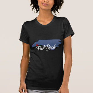 Camisa plana de Carolina del Norte NC de la roca