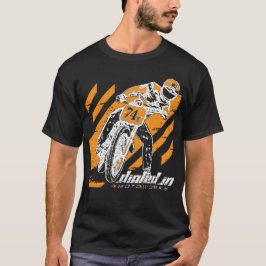 Camisa plana de la motocicleta de las Carreras de