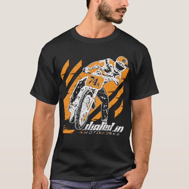 Camisa plana de la motocicleta de las Carreras de (Anverso)