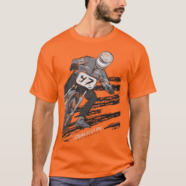 Camisa plana de la motocicleta de las Carreras de (Anverso)