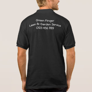 Camisa polo masculina - jardín