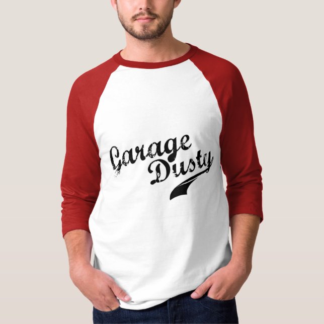 Camisa polvorienta del béisbol del garaje (Anverso)
