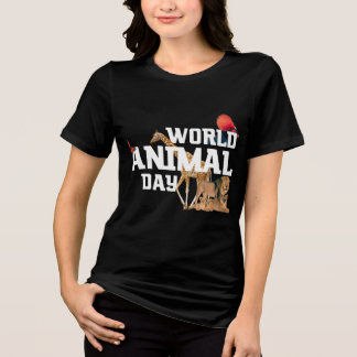 Camisa por el Día Mundial de los Animales