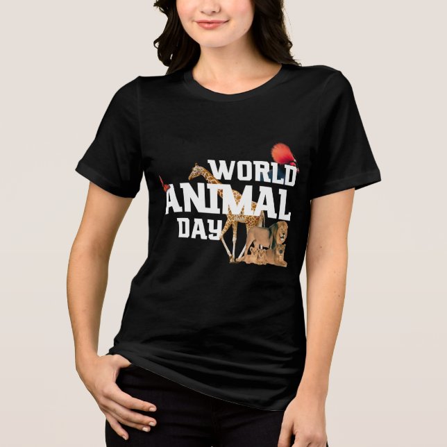 Camisa por el Día Mundial de los Animales (Anverso)