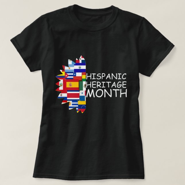 Camisa por el Mes del Patrimonio Nacional Hispano, (Diseño del anverso)