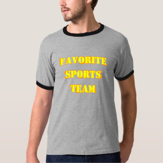 Camisa preferida del equipo de deportes