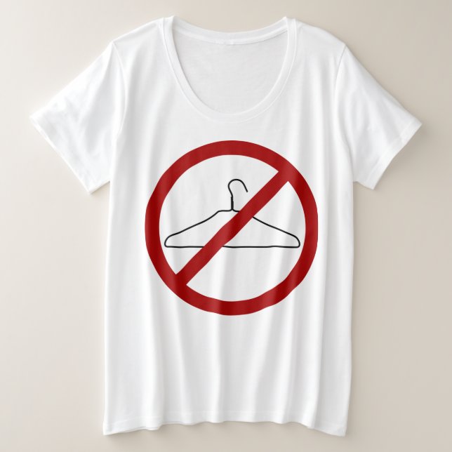 Camisa Pro-Choice Plus-Size (Anverso del diseño)