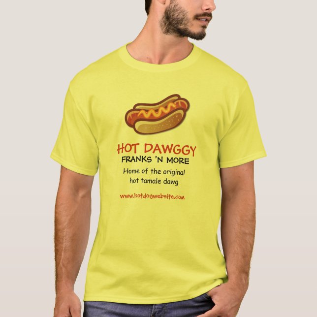Camisa promocional del perrito caliente (Anverso)