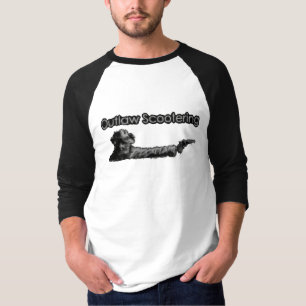 Camisa proscrita del béisbol de Scootering