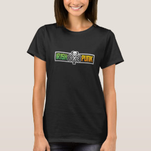 Camisa punky irlandesa para mujer