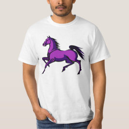 Camisa púrpura del caballo