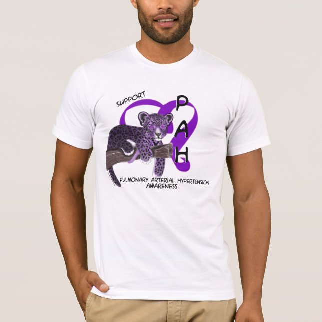 Camisa púrpura del leopardo del PAH (Anverso)