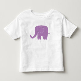 Camisa púrpura del niño del elefante