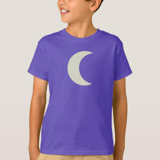 Camisa púrpura orgánica de la luna creciente
