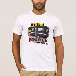 Camisa que acampa divertida de rv