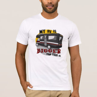 Camisa que acampa divertida de rv