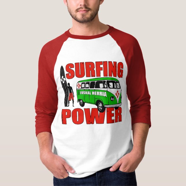 Camisa que practica surf (Anverso)
