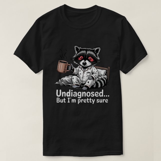 Camisa Raccoon sin diagnosticar pero segura Bonito (Diseño del anverso)
